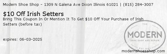 Modern Shoe Shop Coupons