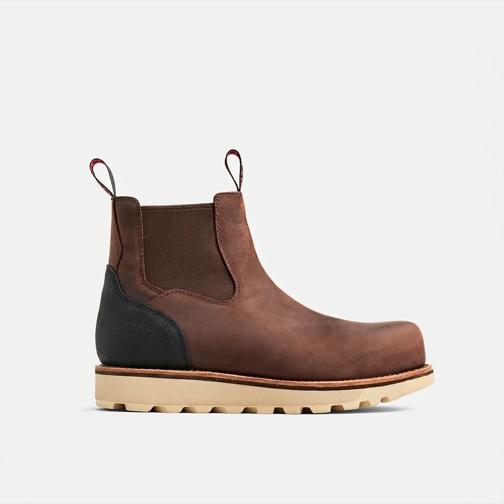 Heel Only Tuff Toe - Brown