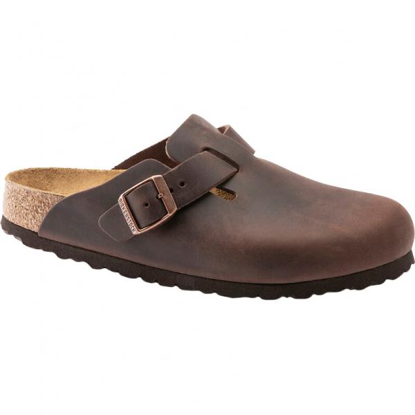 Men's and Women's Boston Oiled Leather Clogs 