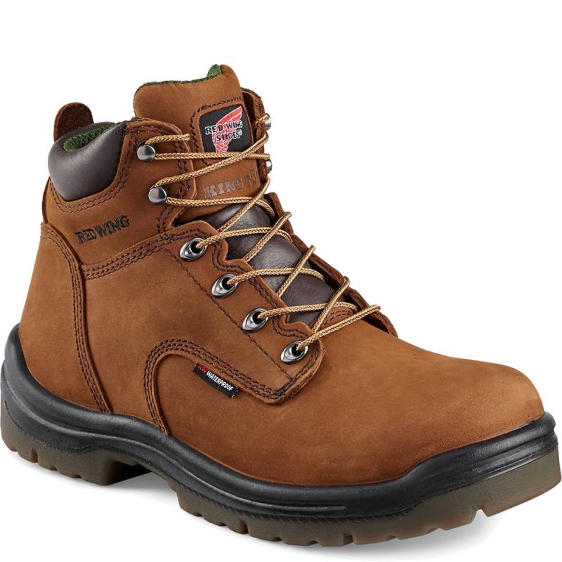 Men's Red Wing King Toe 6-Inch Work Boots 