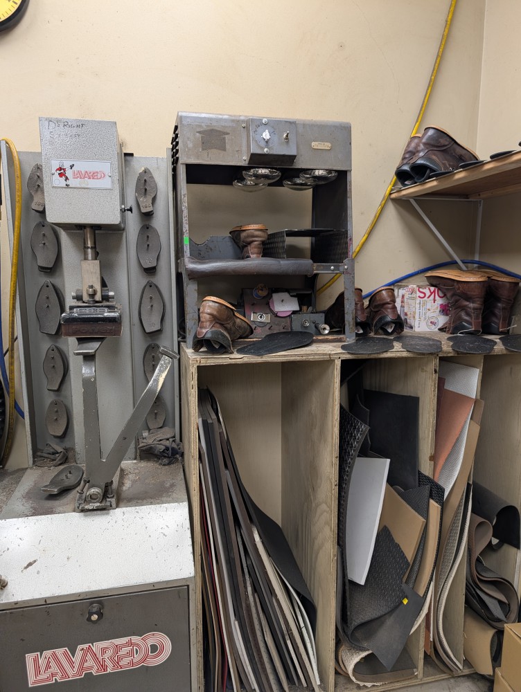 Modern Shoe Shop boot repair work